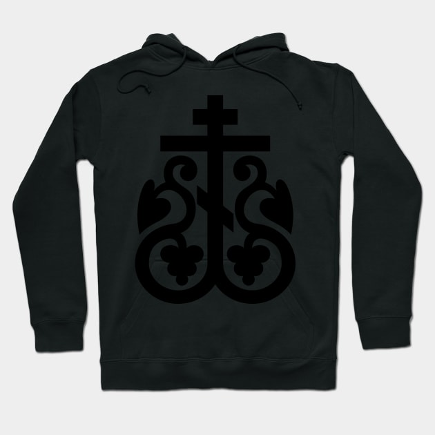 Eastern Orthodox Cross Hoodie by thecamphillips